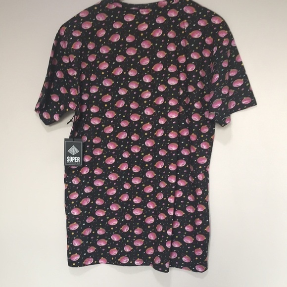 𝅺nwt Super Massive donut galaxy/space novelty print T-shirt M - Picture 4 of 8